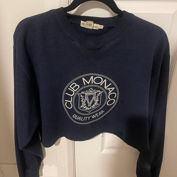 Club Monaco Sweaters - Club Monaco Vintage Crewneck - Cropped